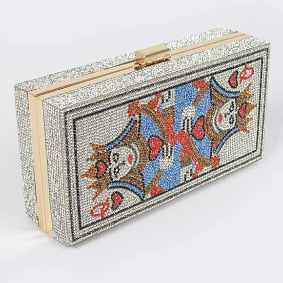 Queen Rhinestone Clutch - Picture 2 of 4